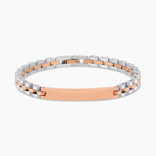 Load image into Gallery viewer, Men's Jubilee Bracelet with Engraved Bar