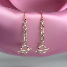 Load image into Gallery viewer, Chain Toggle Earrings
