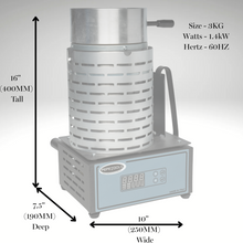 Load image into Gallery viewer, Tilt-Pour Electro-Melt Furnace for Silver, Gold, and more
