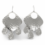 Hammered Chandelier Earrings