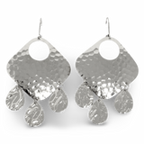 Hammered Chandelier Earrings