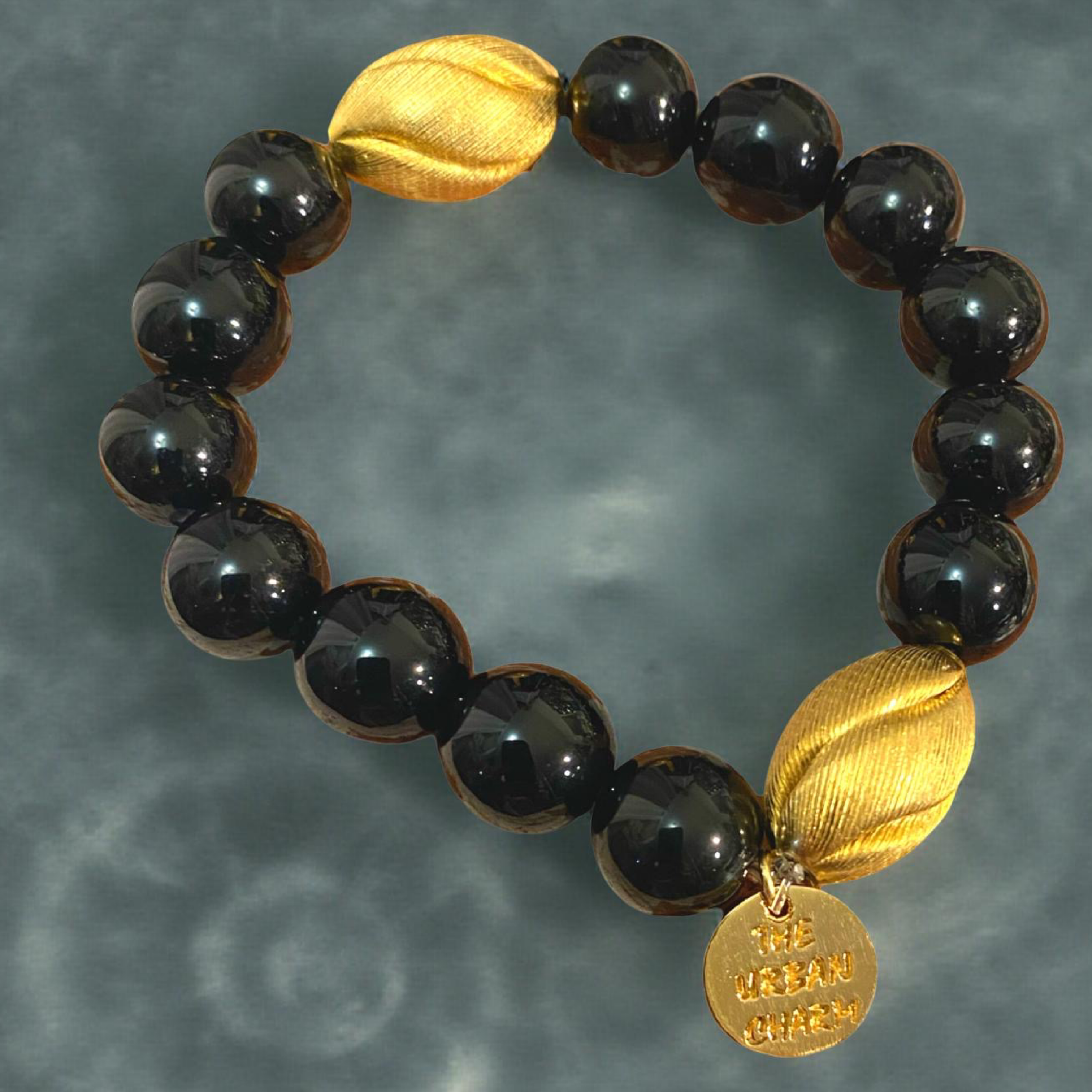 Black Spinel Protection Mantra Bracelet