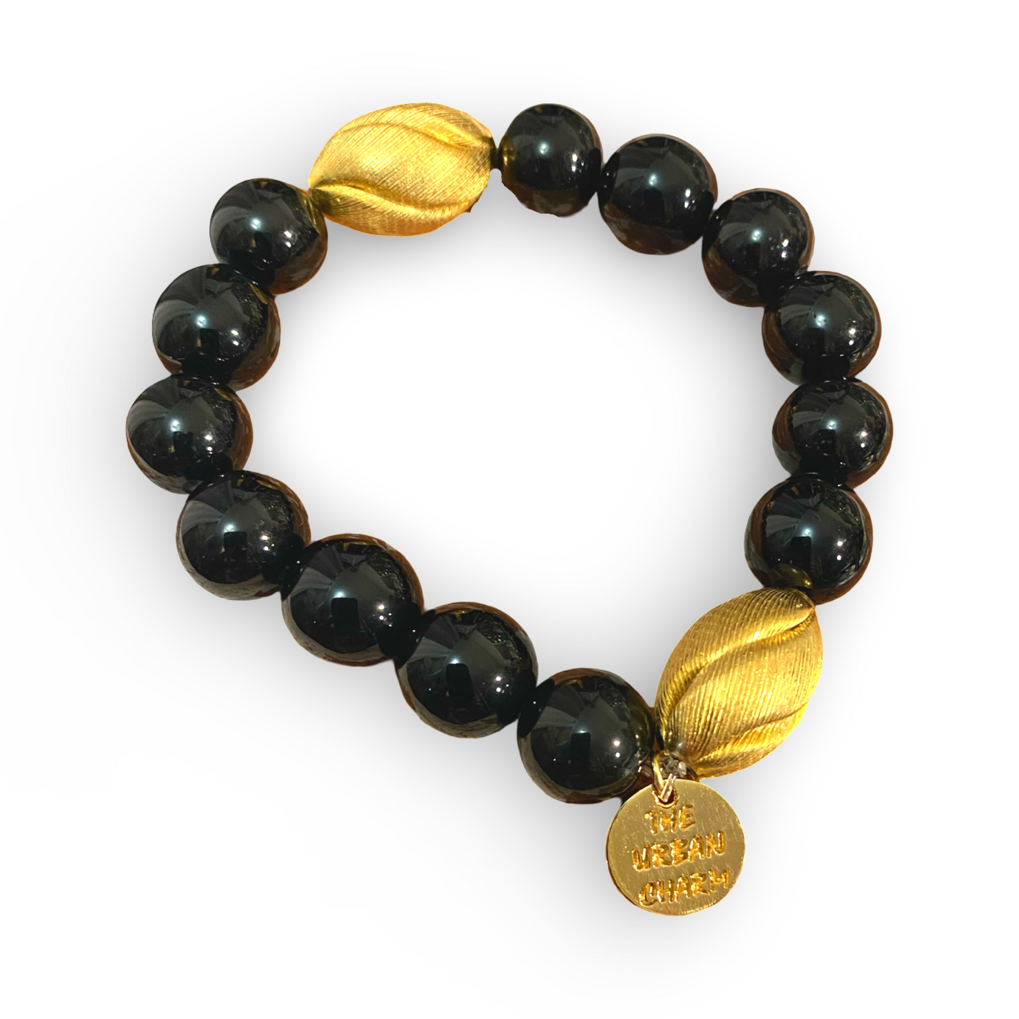 Black Spinel Protection Mantra Bracelet