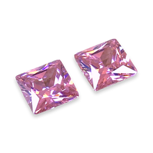 Load image into Gallery viewer, Pink Tourmaline Cubic Zirconia AAA quality Lab-grown Gemstone Loose Stone
