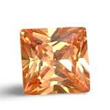 Champagne Cubic Zirconia AAA quality Lab-grown Loose Gemstone