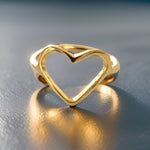Heart Shaped Ring by The Urban Charm