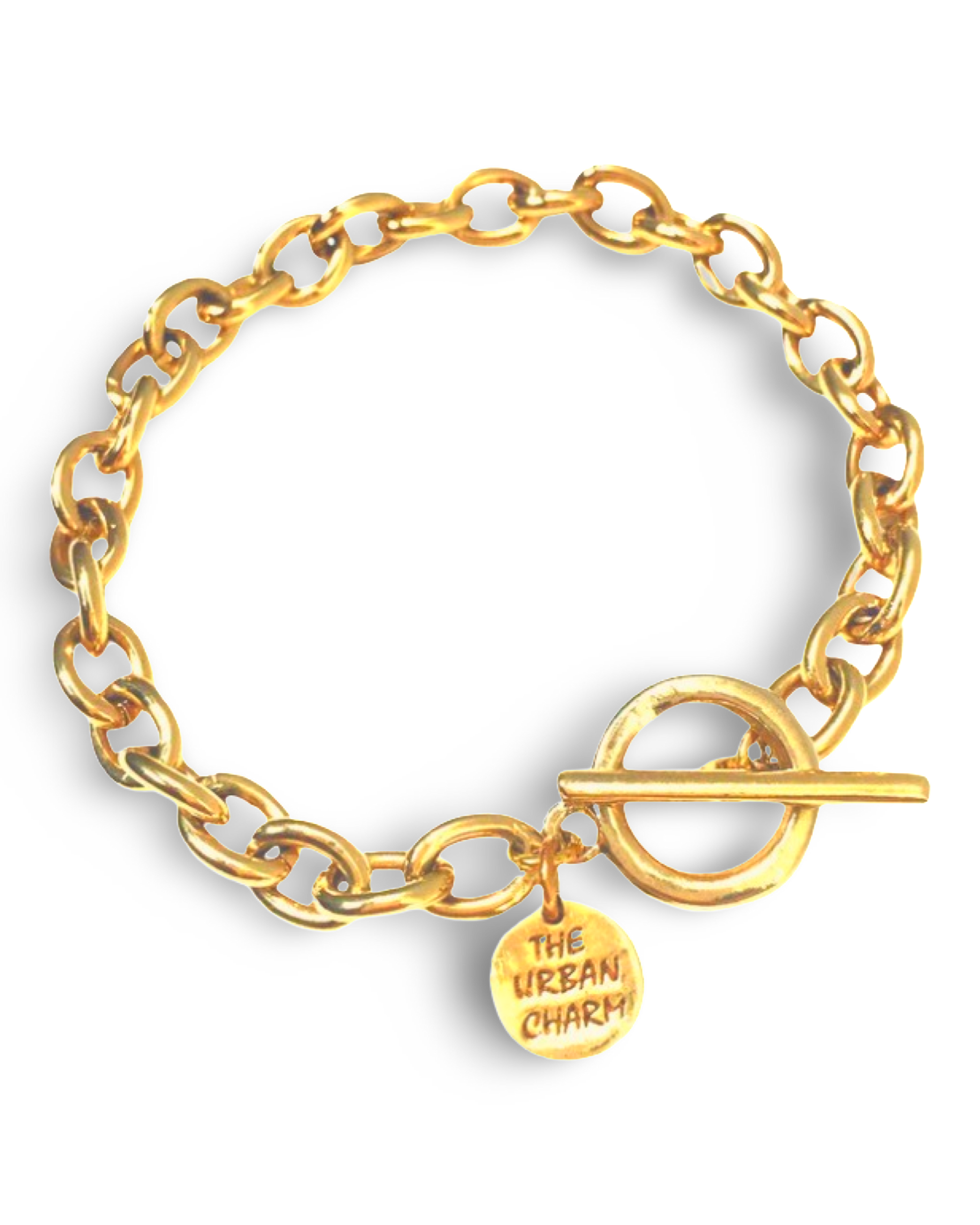 Gold Starter Charm Bracelet by The Urban Charm