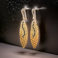Load image into Gallery viewer, Navette Sun Rays Earrings
