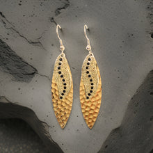 Load image into Gallery viewer, Navette Sun Rays Earrings
