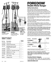 Load image into Gallery viewer, Double Motor Hanger with Mounting Clamp - Foredom
