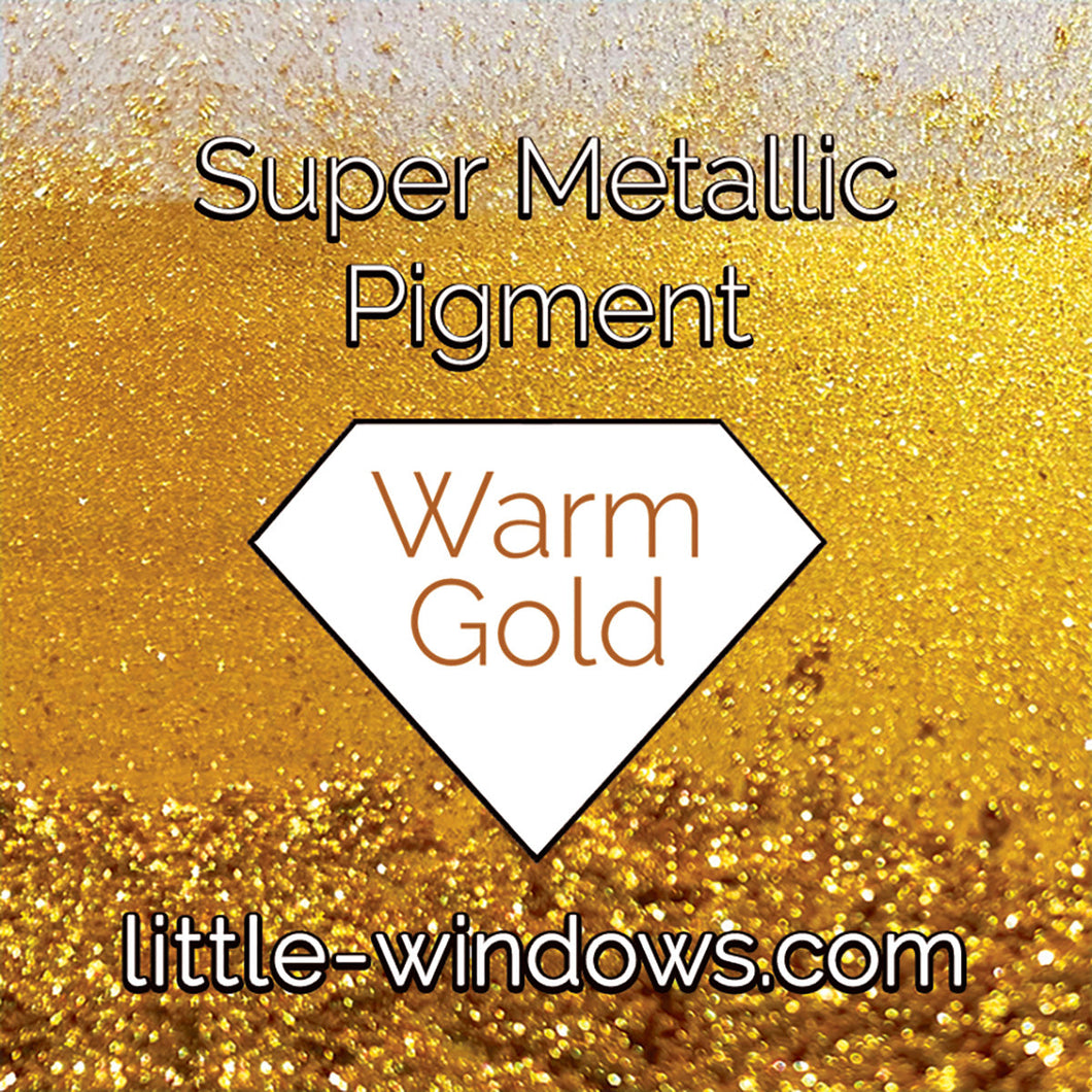 Super Metallic Pigment - Warm Gold 25g by weight