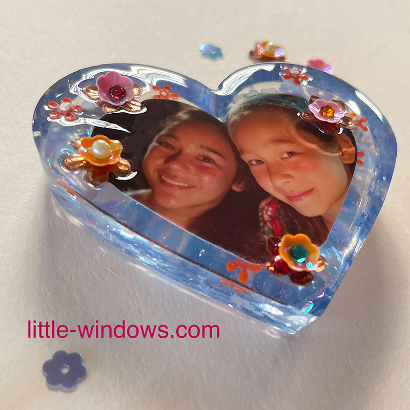 3-in-1 Heart Molds Set  (super shiny silicone, make solid hearts, open hearts, and heart dishes in 4 sizes)