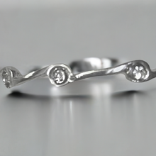 Load image into Gallery viewer, Diamond Crystal Birthstone Stacker Ring
