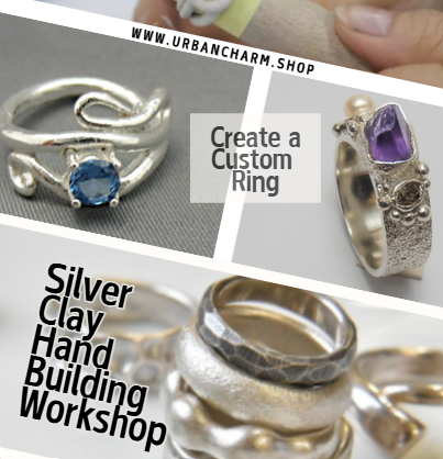 Silver Clay Jewelry Making - THURSDAY, OCTOBER 2nd from 6pm to 8pm
