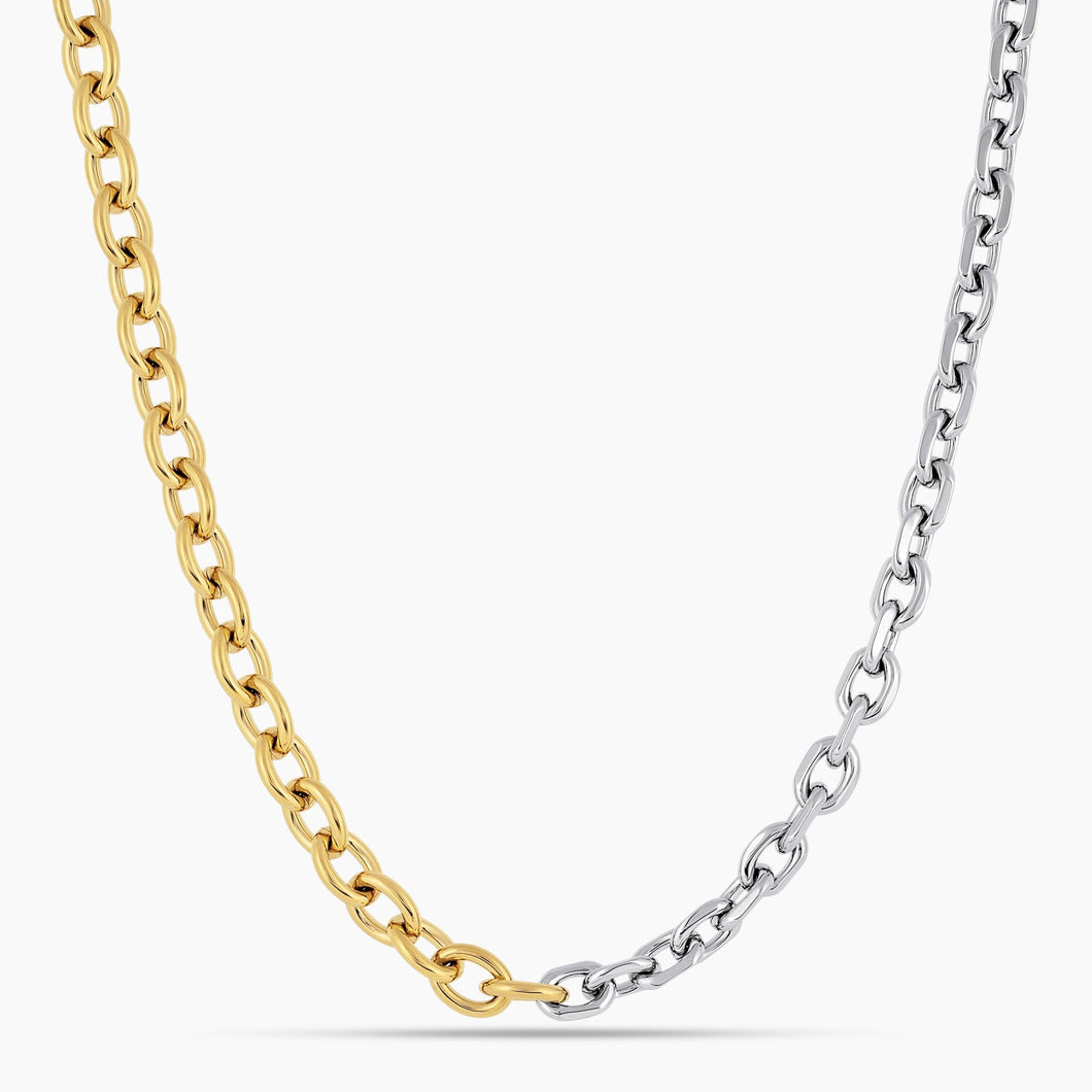 Men's XL Two-Tone Link Chain