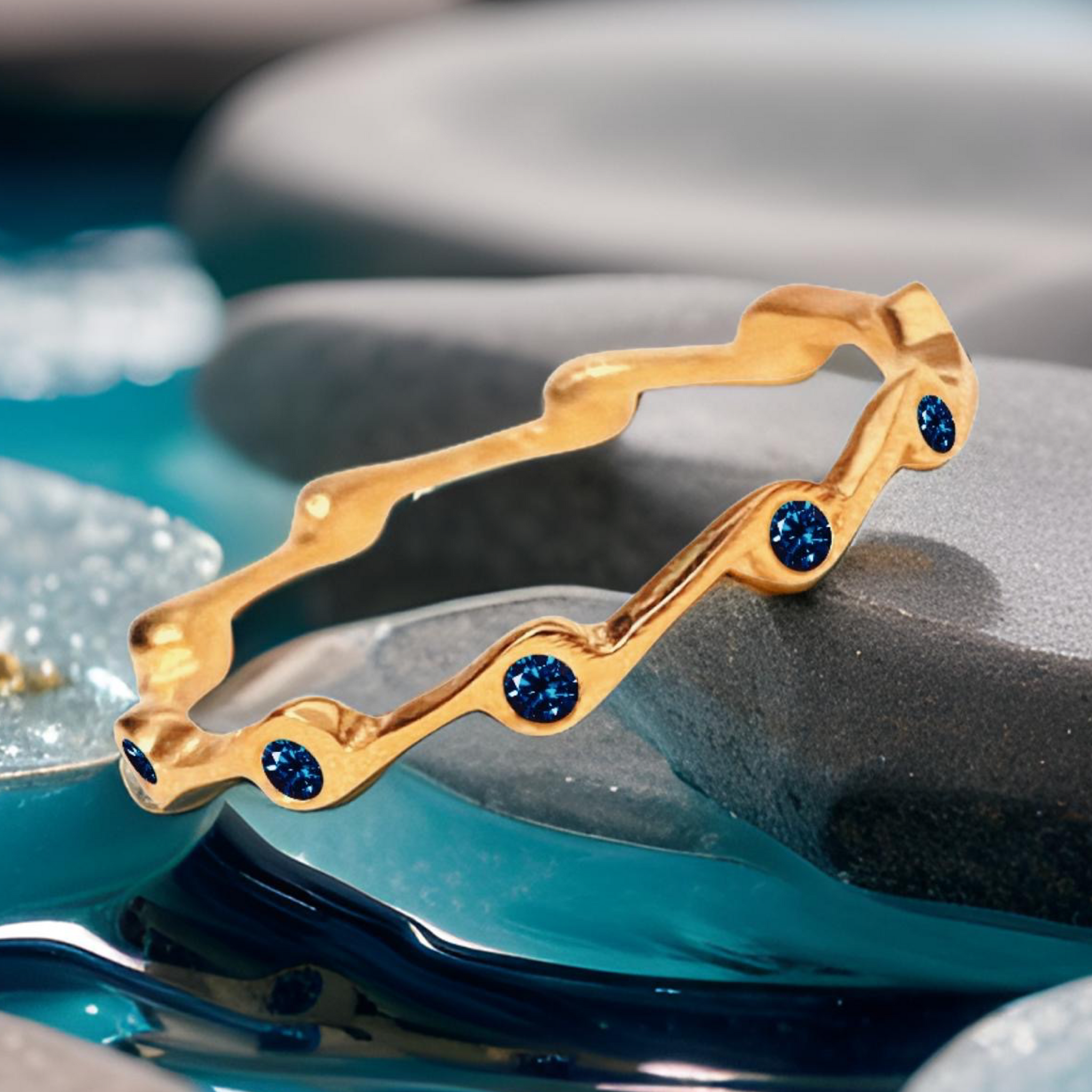 Alexandrite Birthstone Stacker Ring by The Urban Charm