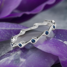 Load image into Gallery viewer, Alexandrite Birthstone Stacker Ring by The Urban Charm
