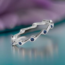 Load image into Gallery viewer, Alexandrite Birthstone Stacker Ring by The Urban Charm
