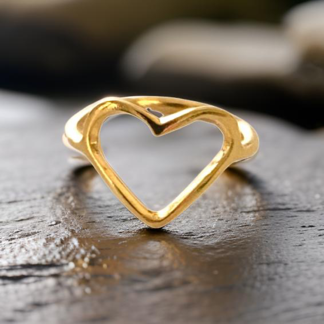 Heart Shaped Ring by The Urban Charm