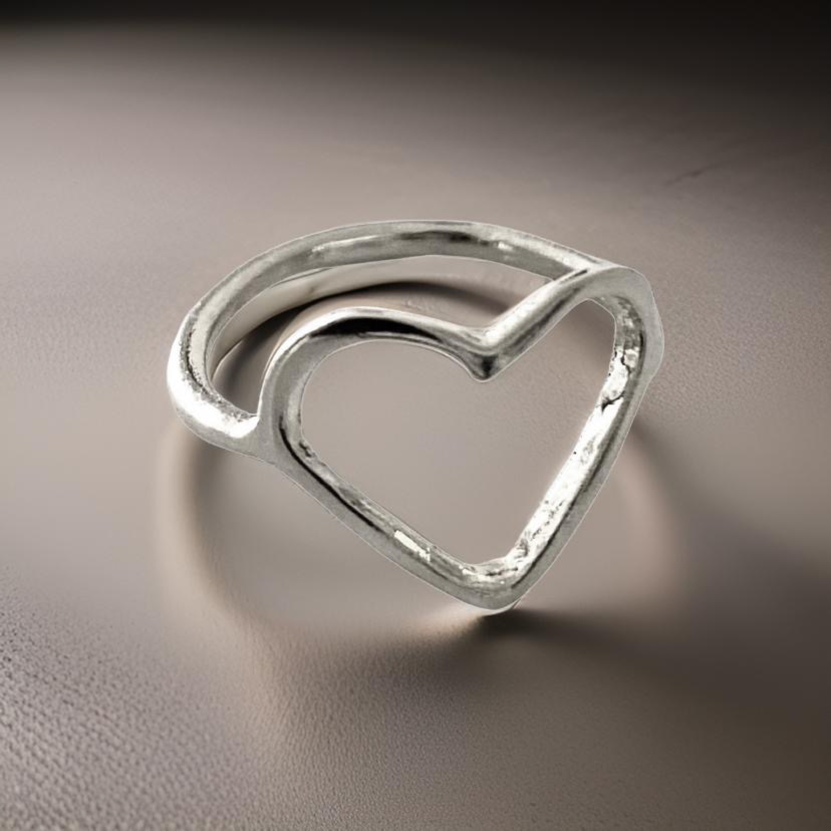 Heart Shaped Ring by The Urban Charm