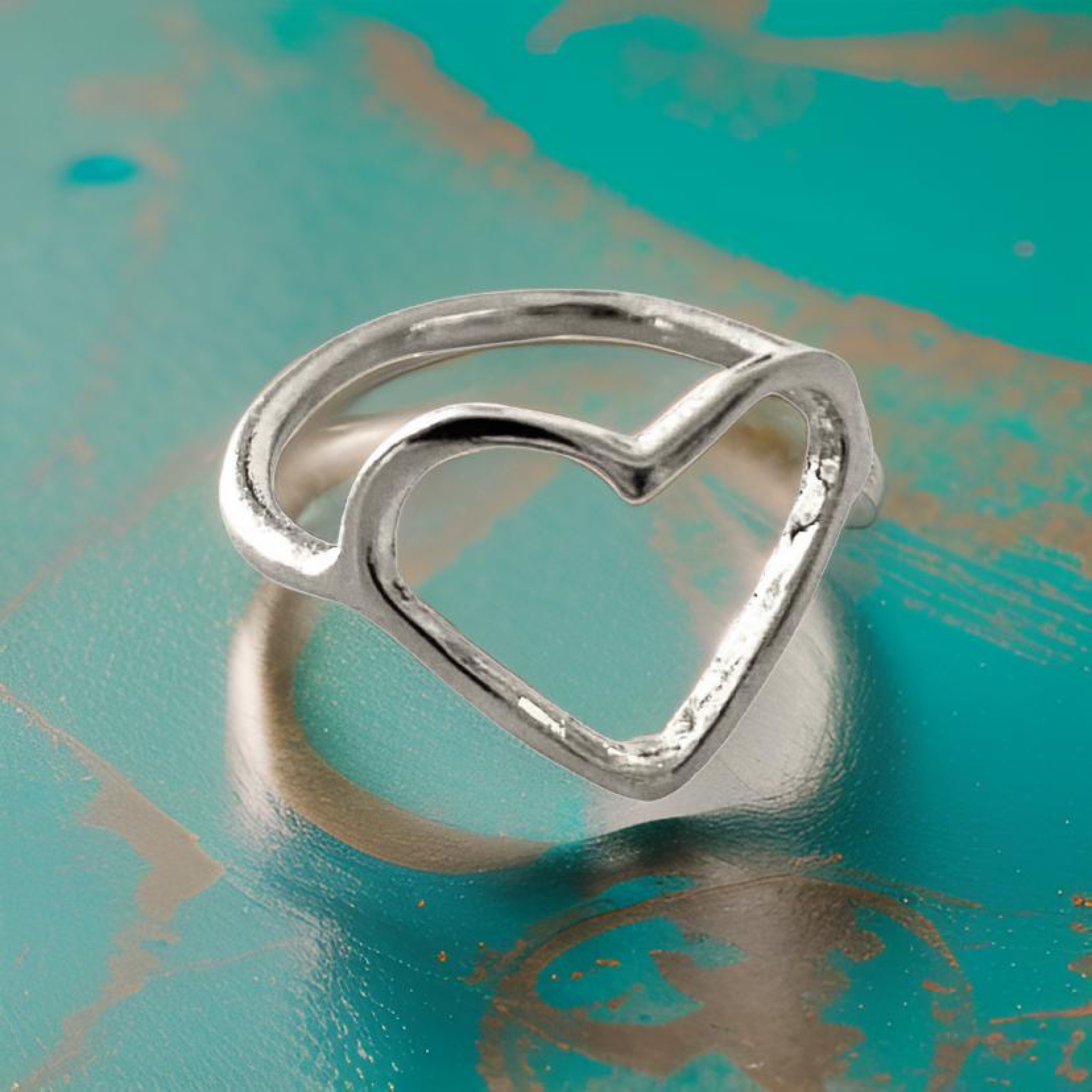 Heart Shaped Ring by The Urban Charm