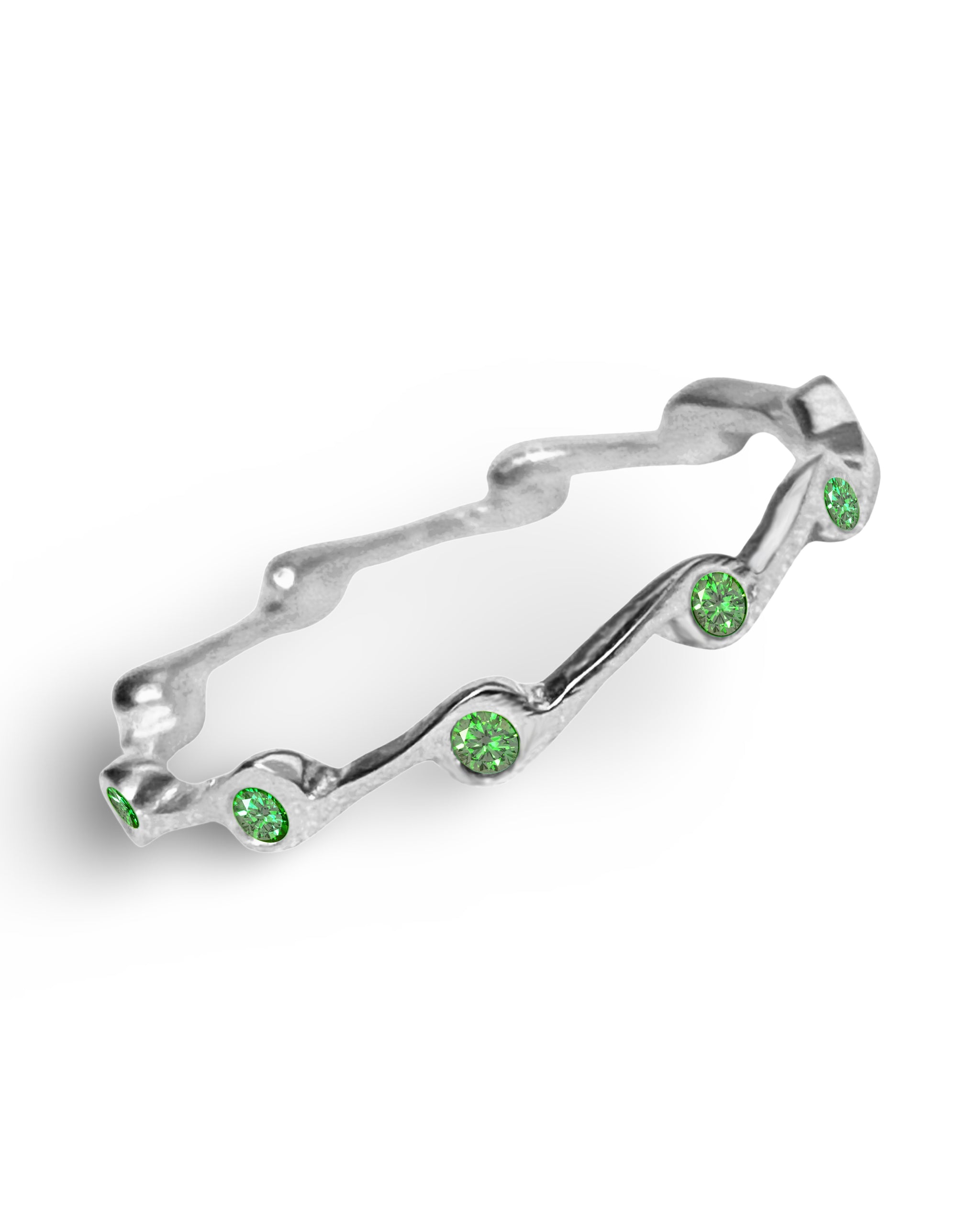 Peridot Birthstone Stacker Ring