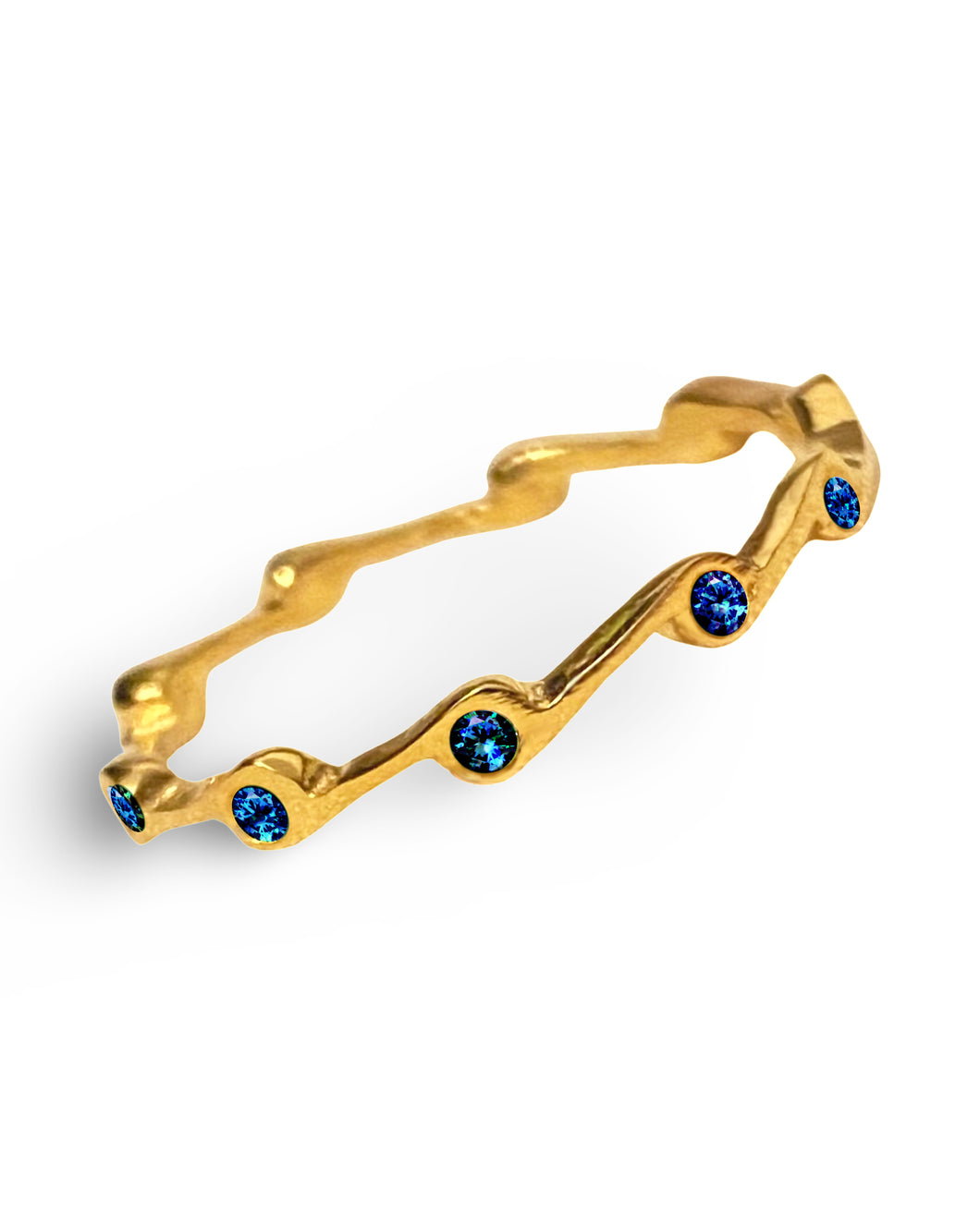 Sapphire Birthstone Stacker Ring