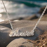 Adventure Script Necklace by The Urban Charm