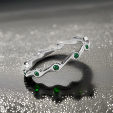 Load image into Gallery viewer, Emerald Birthstone Stacker Ring
