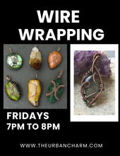 Load image into Gallery viewer, Wire Wrapping Ring Workshop - FRIDAY, DECEMBER 12th from 7pm to 8pm
