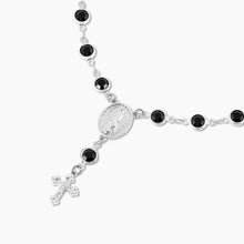 Load image into Gallery viewer, Onyx Rosary Anklet
