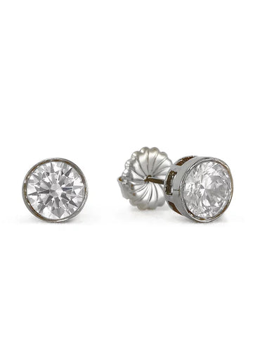 AMK Crystal Round Studs