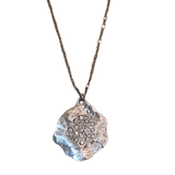 Birthstone Crystal Full Moon Necklace