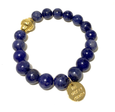 Lapis Lazuli Mantra Bracelet